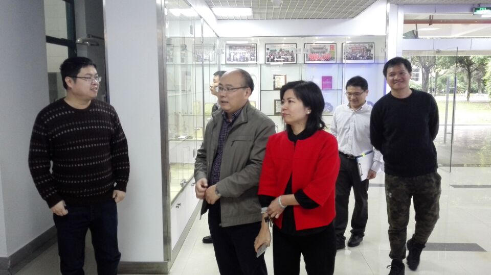 20171130林瑞全副处长到学院参观指导1